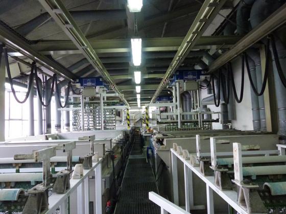 Produktionsanlage Fa. Lehmann Ansicht einer Produktionsanlage